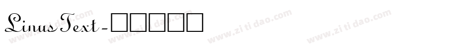 Linus Text字体转换